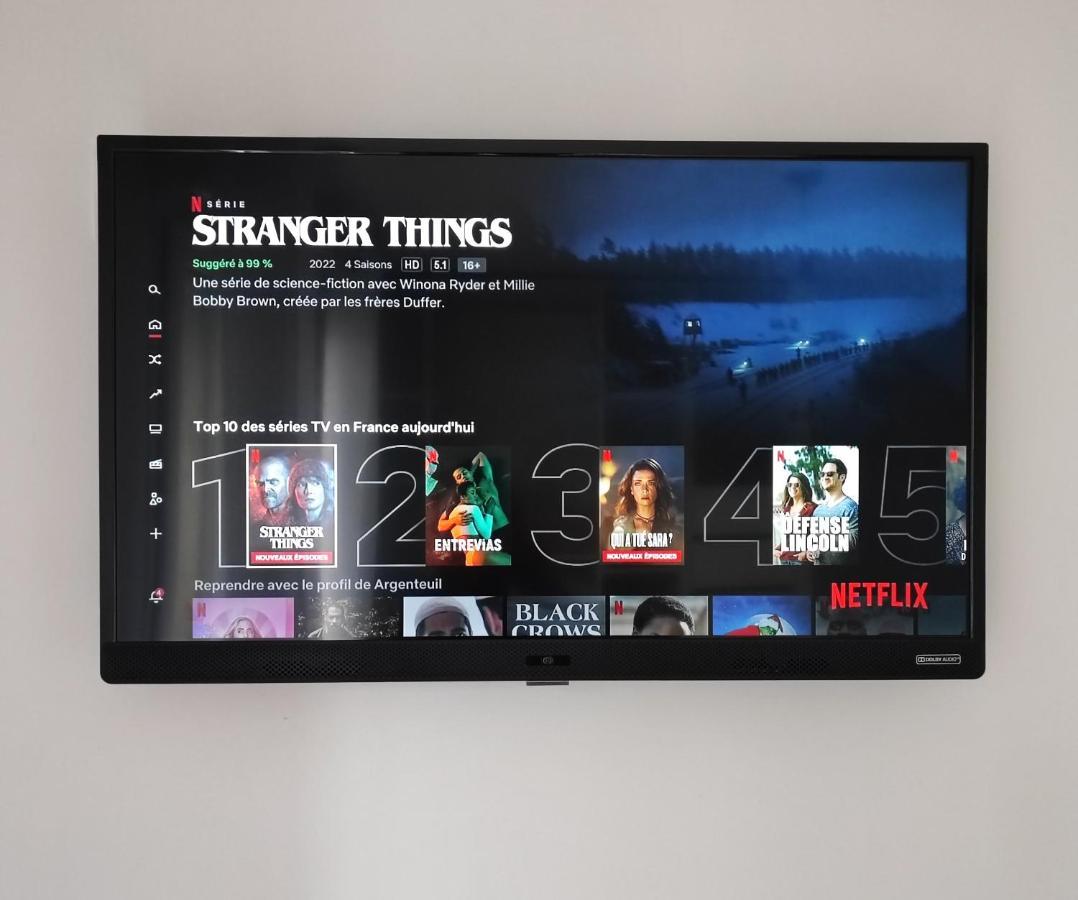 Appartamento Chic Et Moderne+Wifi+Netflix Argenteuil Esterno foto